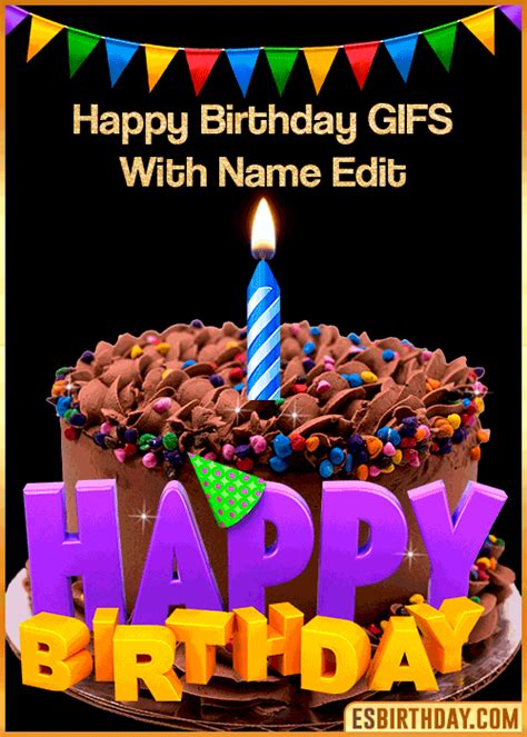 Happy Birthday GIFs with Names